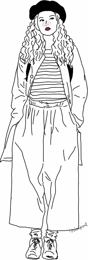 女性のイラスト